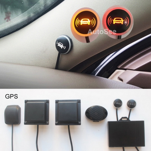 setting start speed by GPS Car BSD BSM Blind Spot Detection system 24GHZ Microwave Radar Sensor Auto Monitoring light alarm